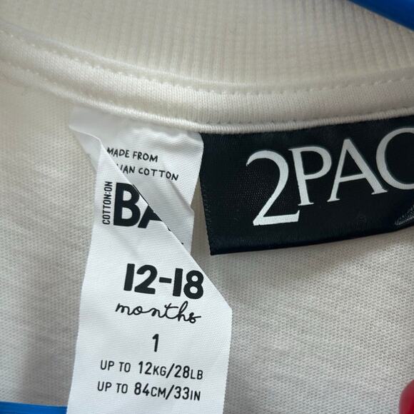 Bravado Tupac Toddler Long Sleeve Tee size 12-18 months NWT - Picture 3 of 8